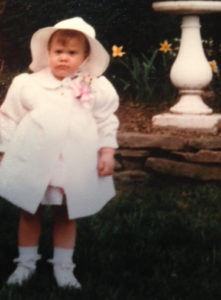 kid in a garden